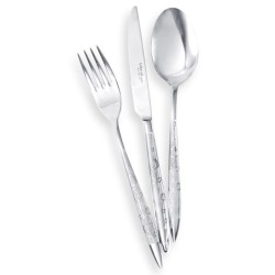 Fourchette Poisson - Inox 18.10 - Flowers 3mm  | LEBRUN Couverts