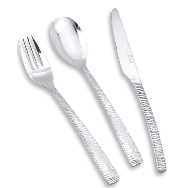 Cuillère à café RESSAC – Inox 18.0 – miroir strié | Lebrun Couverts