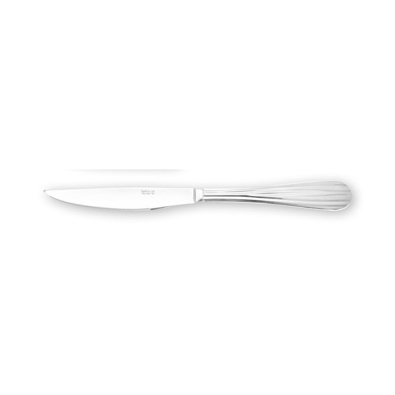 Couteau Steak SILLAGE 4mm – Inox 18.0 – miroir strié | Lebrun Couverts