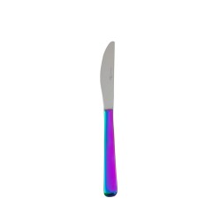 Couteau Table Monobloc ARC EN CIEL – Inox Titanium | Lebrun Couverts