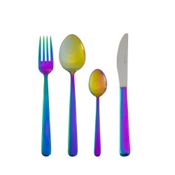 Ménagère ARC EN CIEL 4 mm – Inox Titanium – miroir | Lebrun Couverts