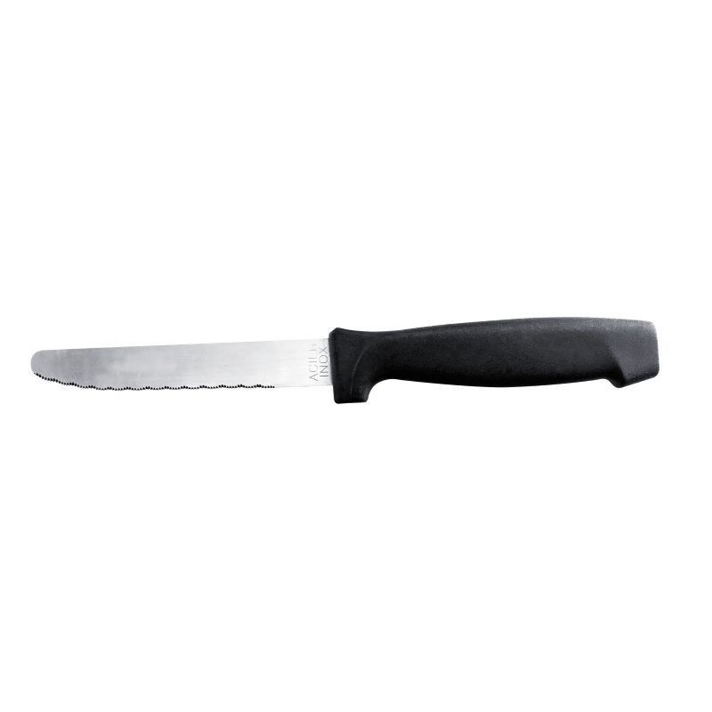 Couteau Steak ABS NOIR - Lame arrondie - 202mm