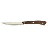 Couteau Steak 3 rivets lame lisse manche fibre de bambou - 230mm