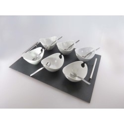 COUPELLE JONQUE Porcelaine