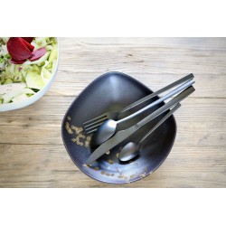 prisme anthracite ménagère 24 pcs